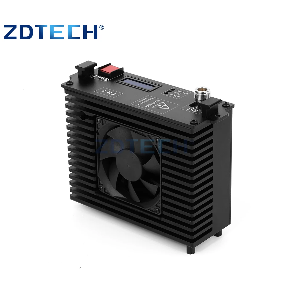 20-6000MHz 100W power amplifier module  DDS Signal function generator with heat sink for UAV jammer