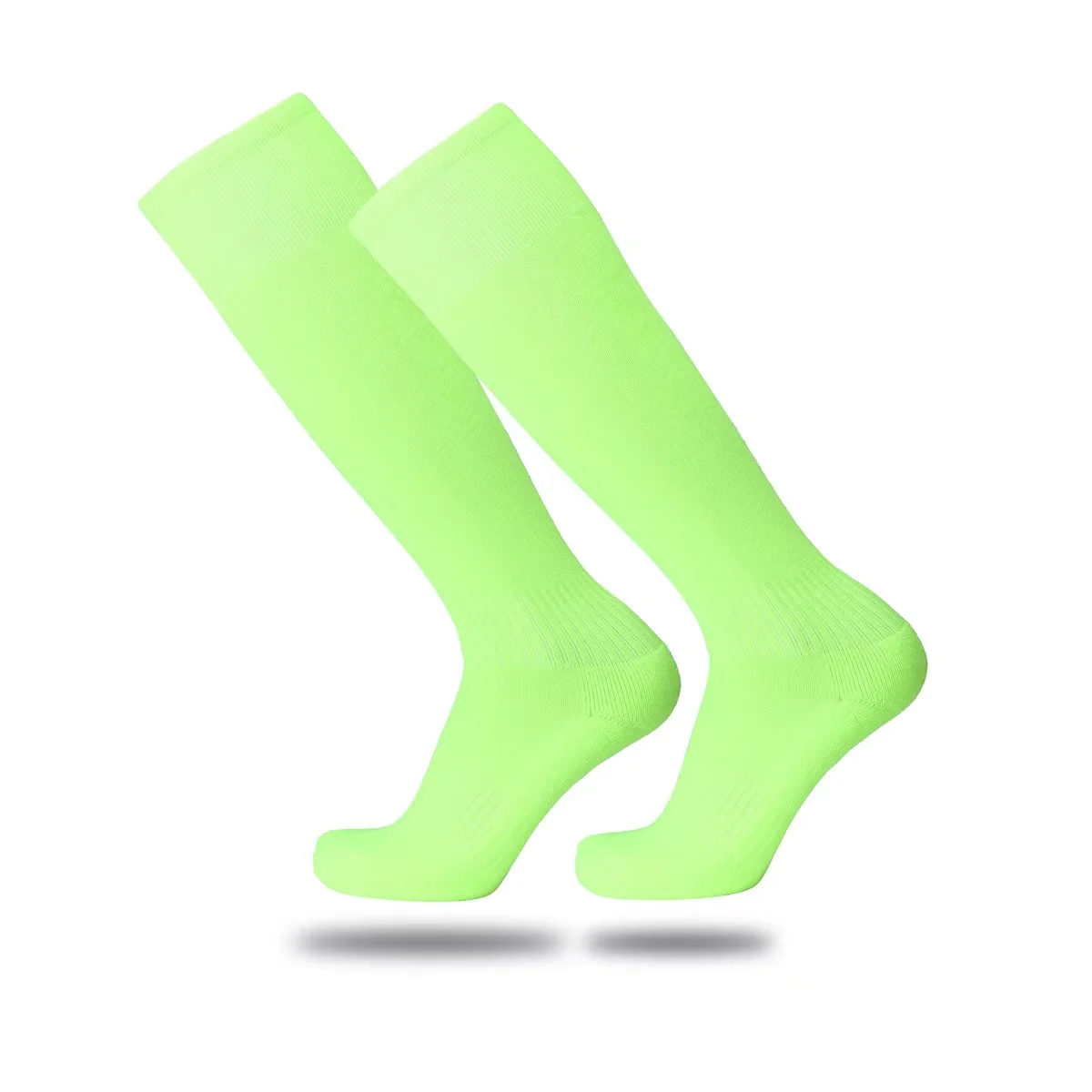 Medias de futbol high quality towel bottom football socks knee high multi-color soccer socks for kids
