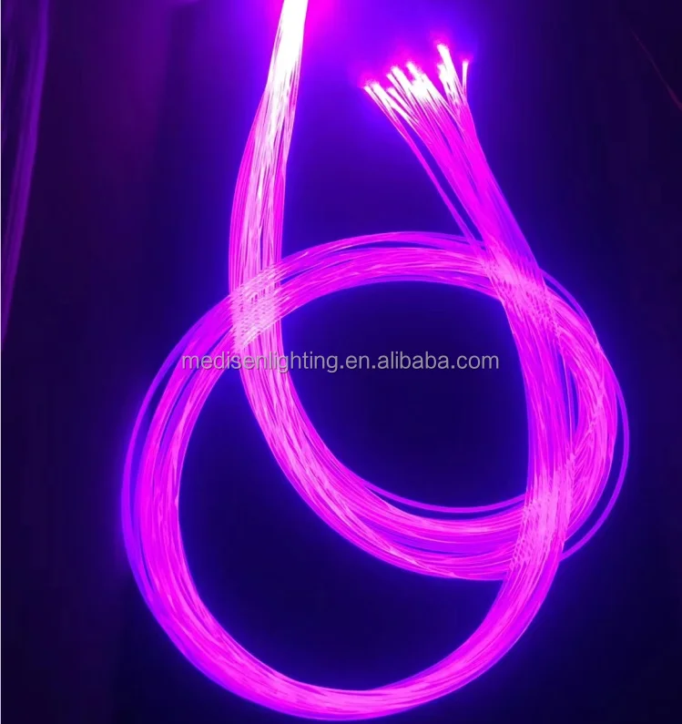 5mm  mma  side glow lighting optical fiber  lighting cable for  Esports room