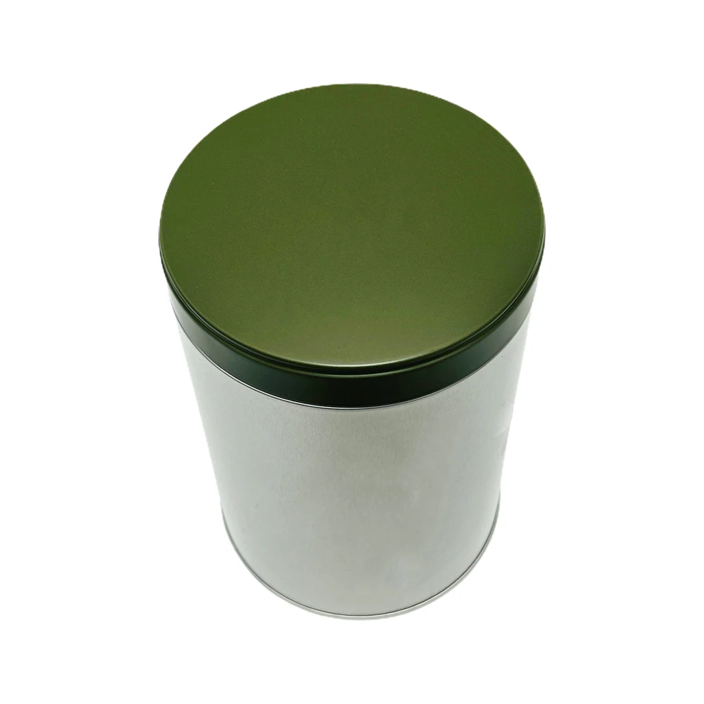 OEM ODM Custom Food Storage Container Cylinder Metal Box Packaging Luxury Aluminum Coffee Tea Tin Can for Coffee