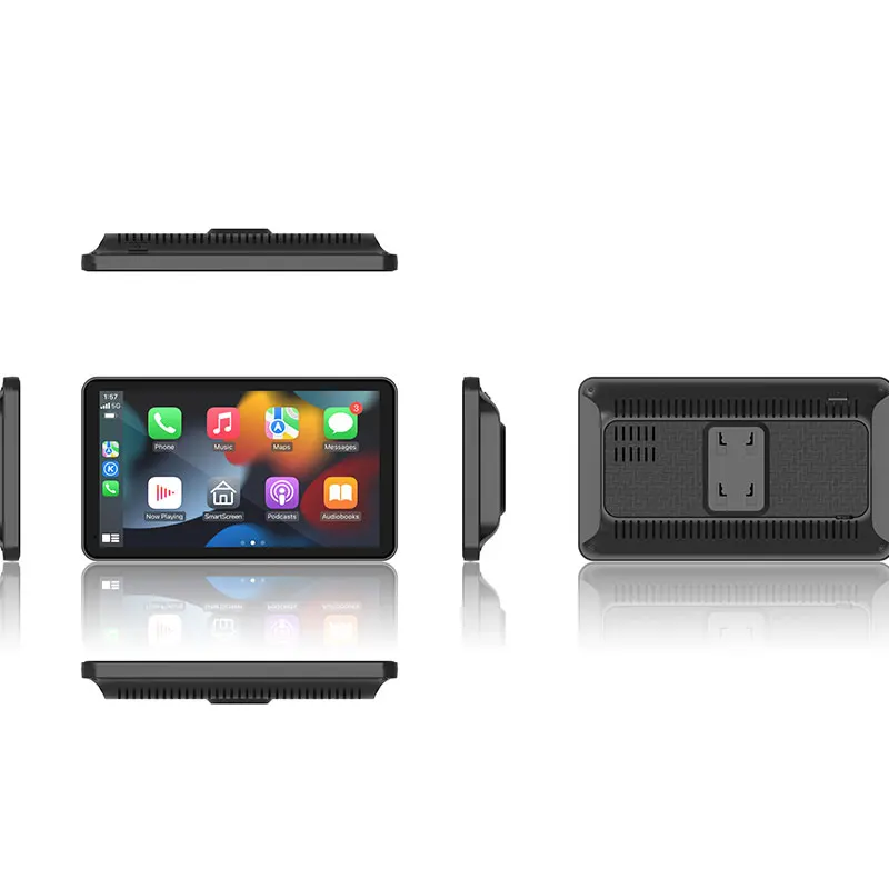 Car mounted 7-inch smart 2.5D screen wireless Carplay Android auto global navigation system supports video playback touch screen
