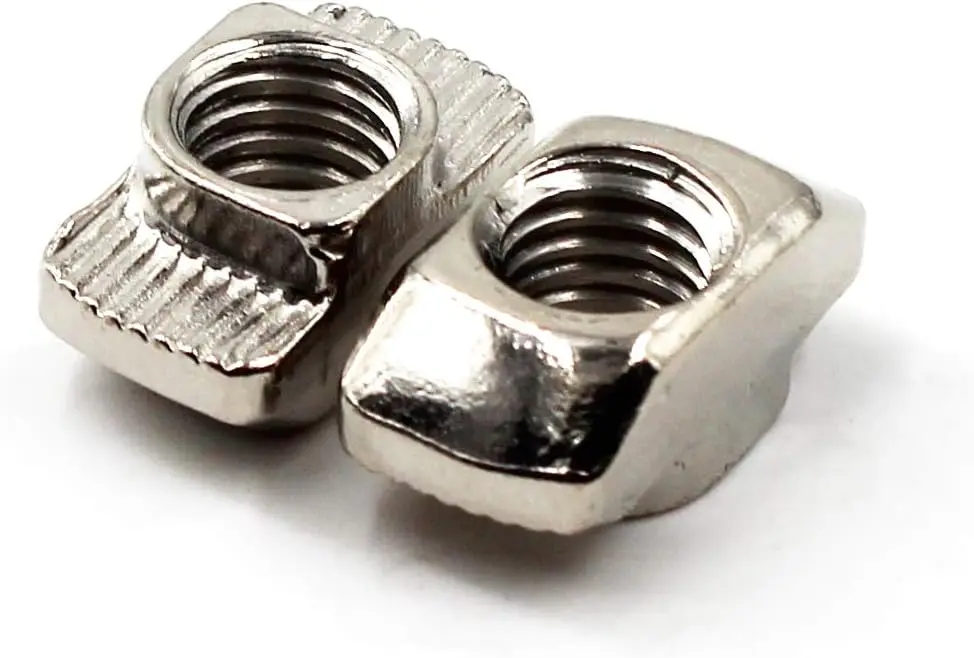 20-M3 European Standard Carbon Steel T-Nut Insert Drop in Aluminum Profile T Slot Nut Hammer Nut