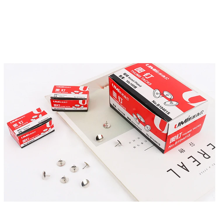 
UMI Stationery Factory direct production New fashion High Quality Office Durable Metal Pushpin 