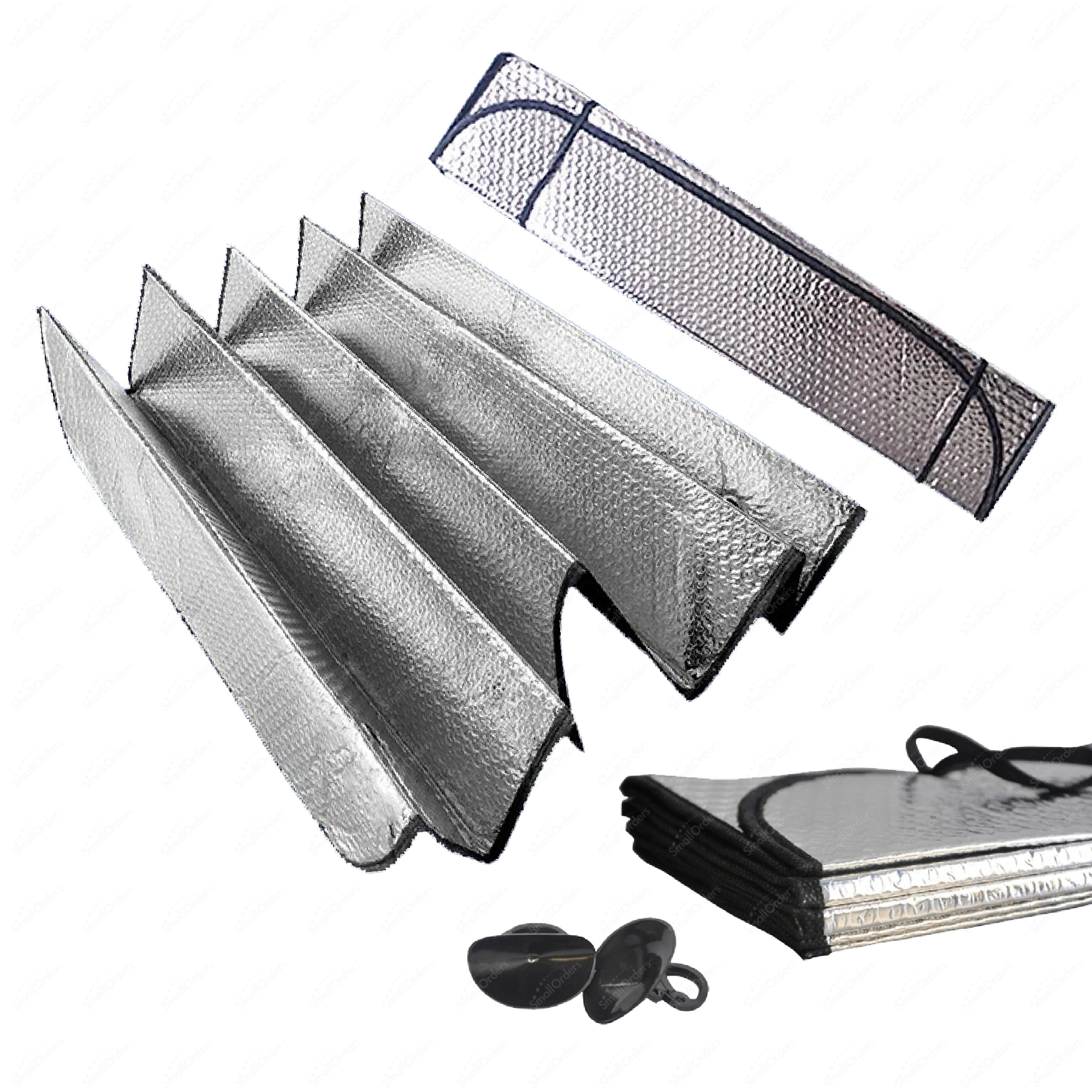 Wholesale Custom LOGO printed Cheap Promotional Sun Shade Gift foldable Front Windshield UV Colourful Silver Car Sunshade Cover