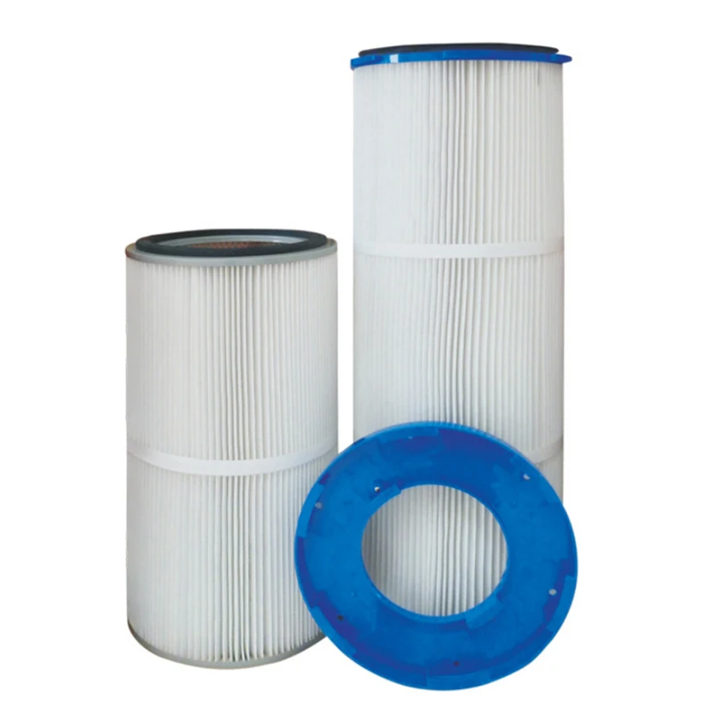 Industrial Nonwoven Pleated Recycling Air Filter Element Cartridge for Powder Coating Booth