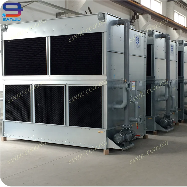 30 Ton Closed Circuit Cross Flow GHM-225 Wet Square Liquid Cooling Tower for Induction Furnaces