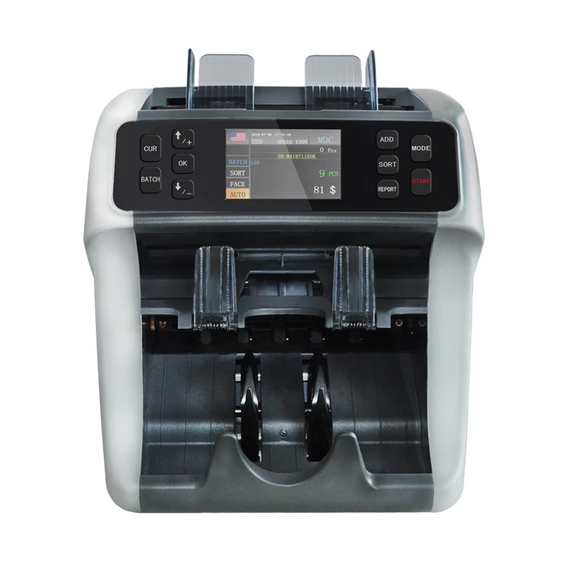 HERO BRAND UV Mg IR Image Detection Euro USD Dollar Bill Counter Value Counting Machine