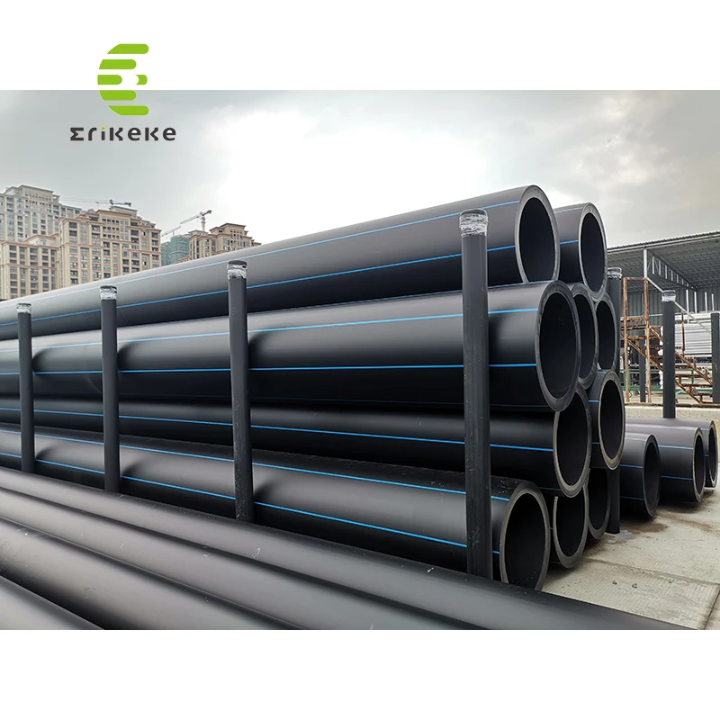 China top sell Full Range Diameter Black Color HDPE Plastic Pipe for Water Supply