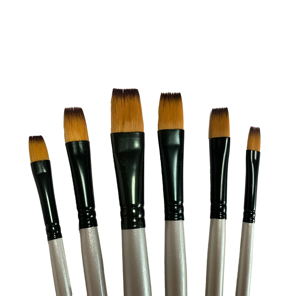 Haihui artistic painting set brushes acrylic oil nylon painting brushes high quality paint brushes