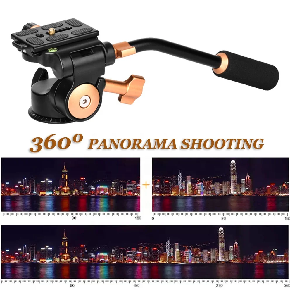 
Popular Electric Motorized Tripods Fluid Video Tripod Head 