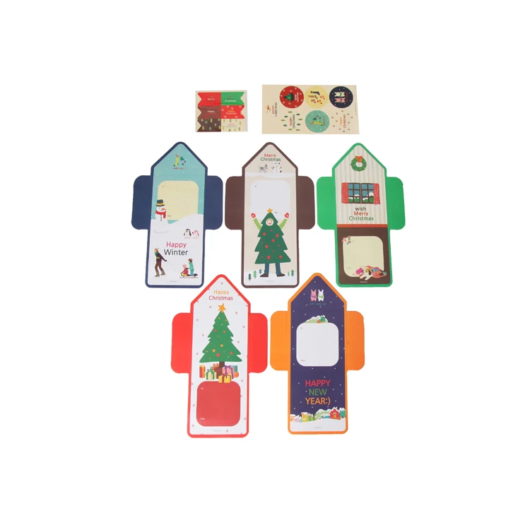 
Wholesale Professional Christmas Custom Self-Adhesive Sticker 