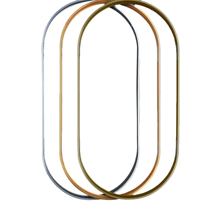 Wholesale European Modern Style Aluminium Extrusion Alloy Aluminum Mirror Frame Profile for