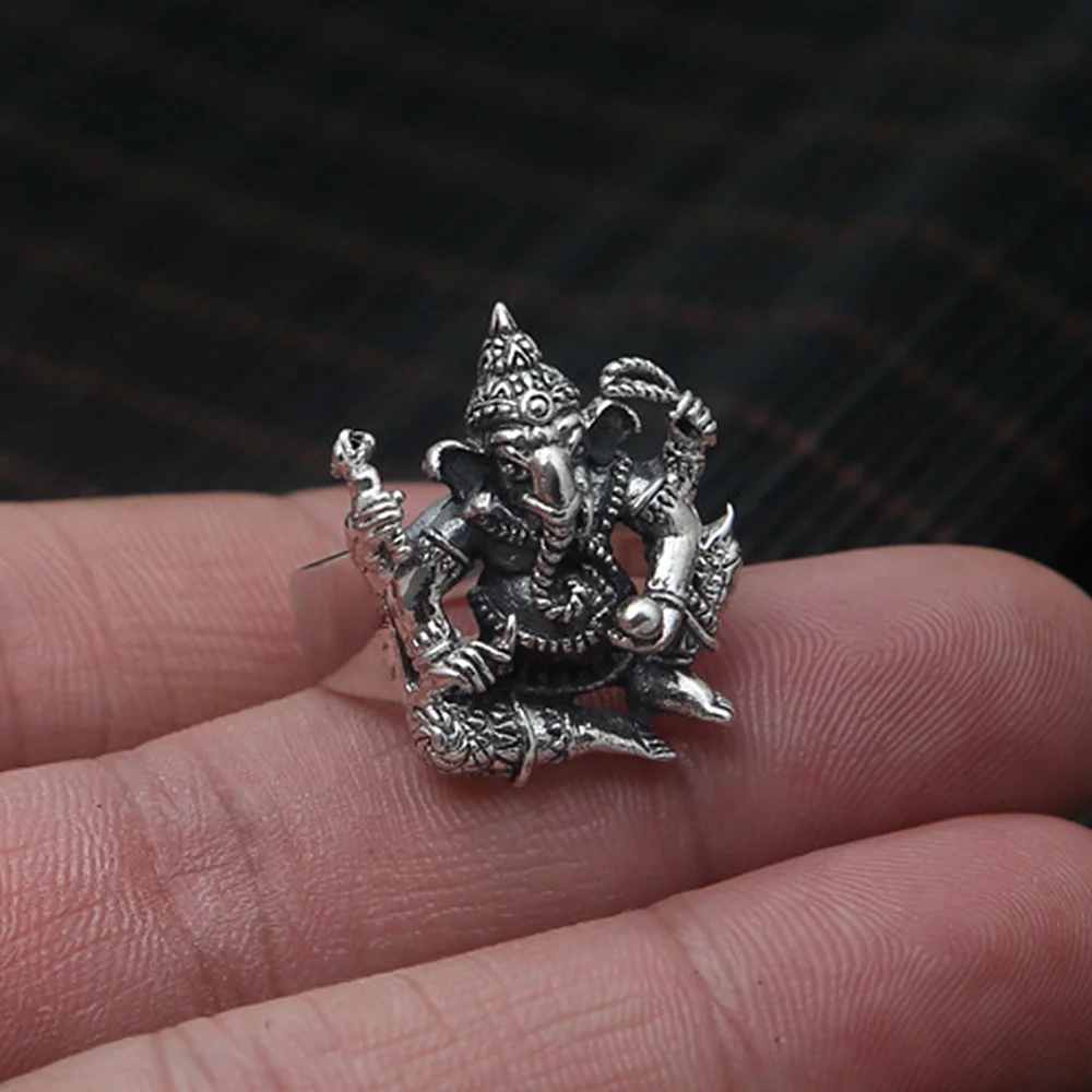 
Good Quality Factory Directly Magic Yoga 925 Sterling Silver Ring for Man 