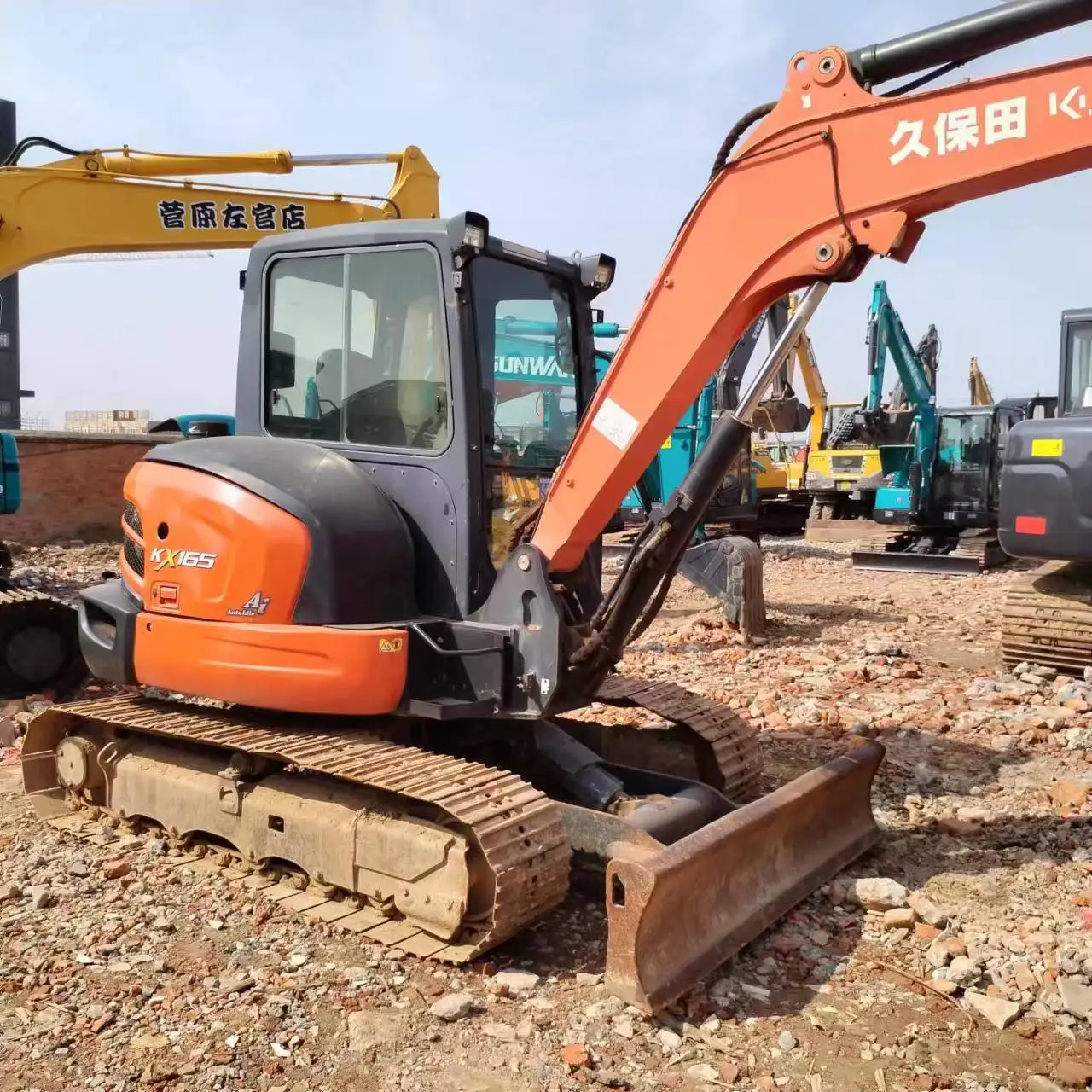 Original Japanese Kubota Kx165 6.5ton Excavator Mini Hydraulic Excavator Small KUBOTA Excavator