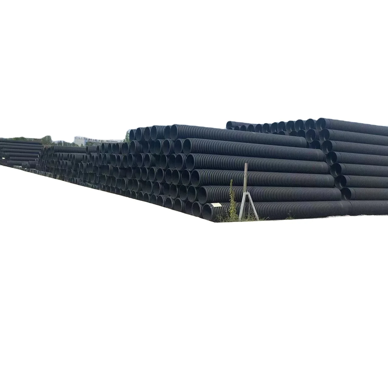 Hdpe Двухстенная гофрированная труба hdpe 100 мм 200