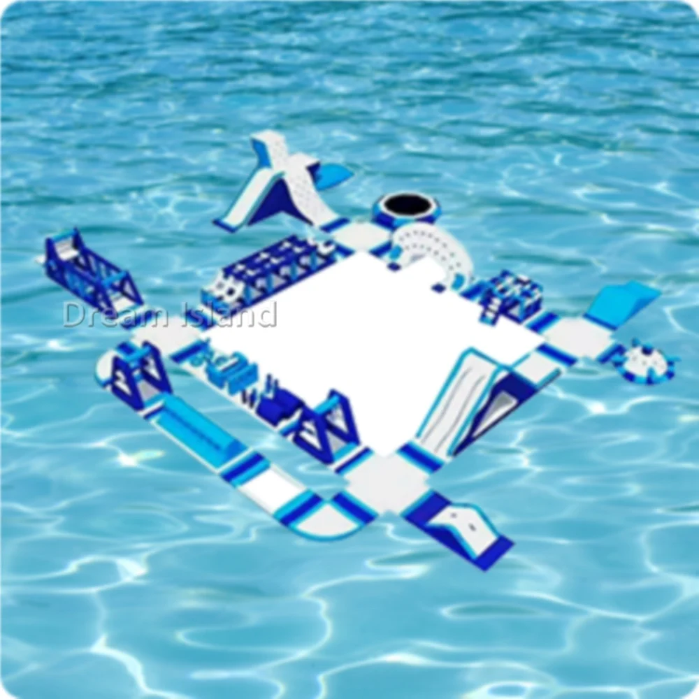 Commercial inflatable water park outdoor for adult combination aqua mobile inflatable floating park