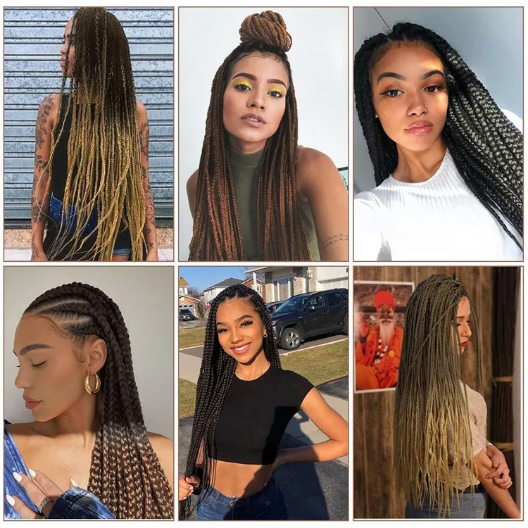 Hot Water Easy Braid Pre-stretched EZ Braiding Hair Yaki Jumbo Braids Synthetic Hair  Low Temperature Fiber
