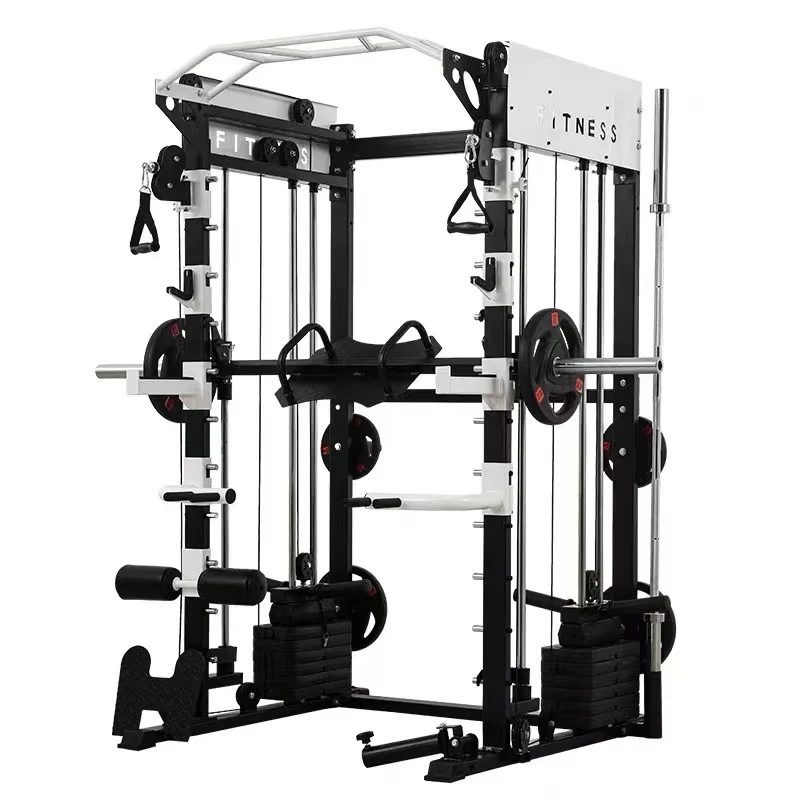 Bodybuilding equipment multi functional cross fit equipment weight lifting power rack