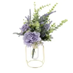 qh164-0125d hot sales simulation fern plants sage plant artificial arrangement green 3d model plastic leaf