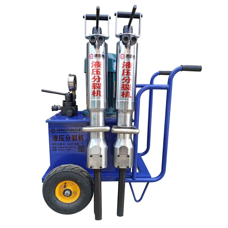 Large Pneumatic Concrete Splitting Tools for Sale Wedge Excavator Stone Breaking Machine Darda C12 Hydraulic Rock Splitter