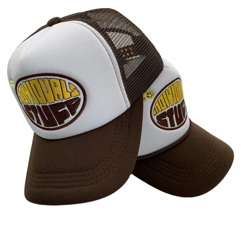 New hot sale custom high quality trucker hats foam trucker caps with embroidered logo
