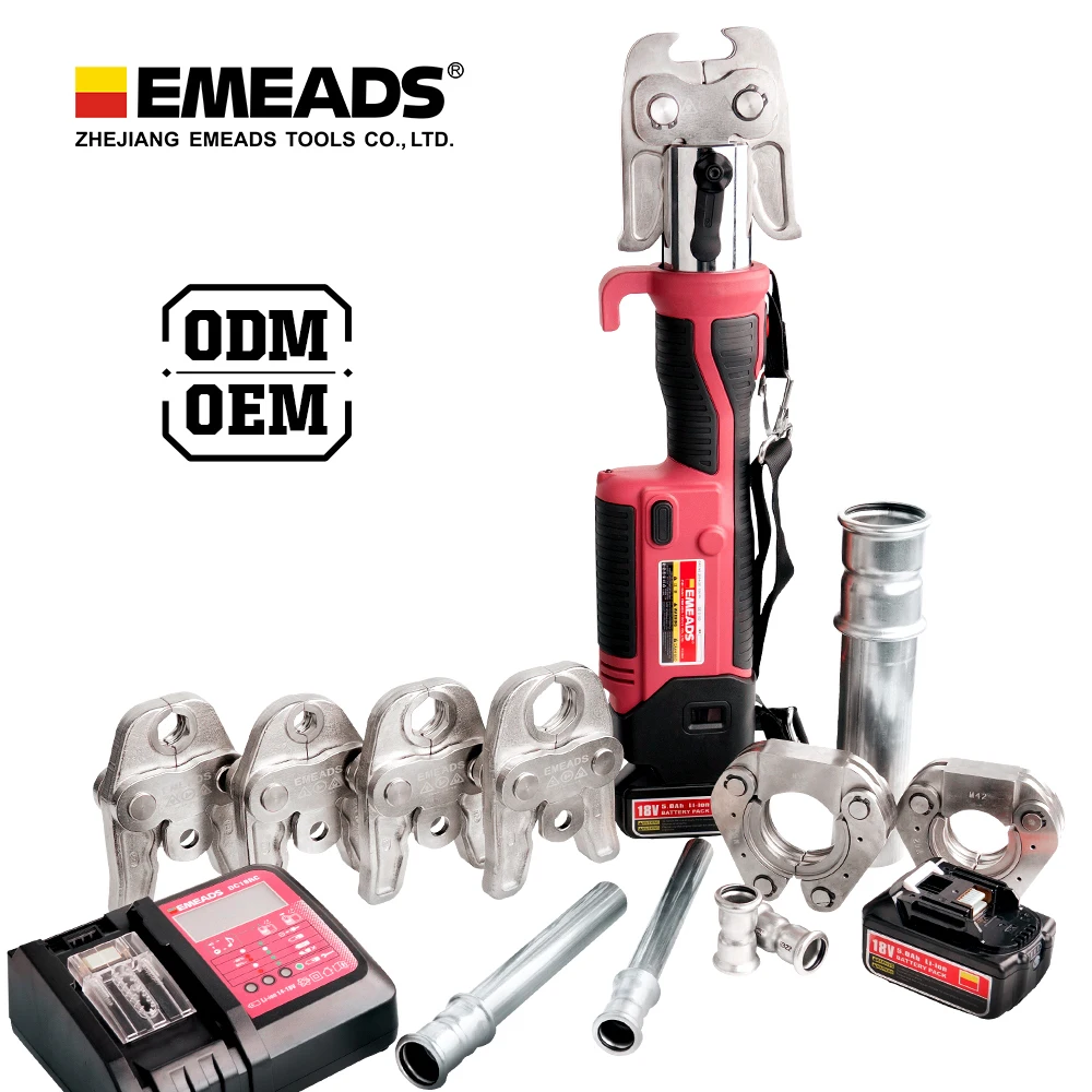 Emads GE-1550 Hydraulic Press Pipe Electric Tool Crimping Battery Copper Plumbing Tools