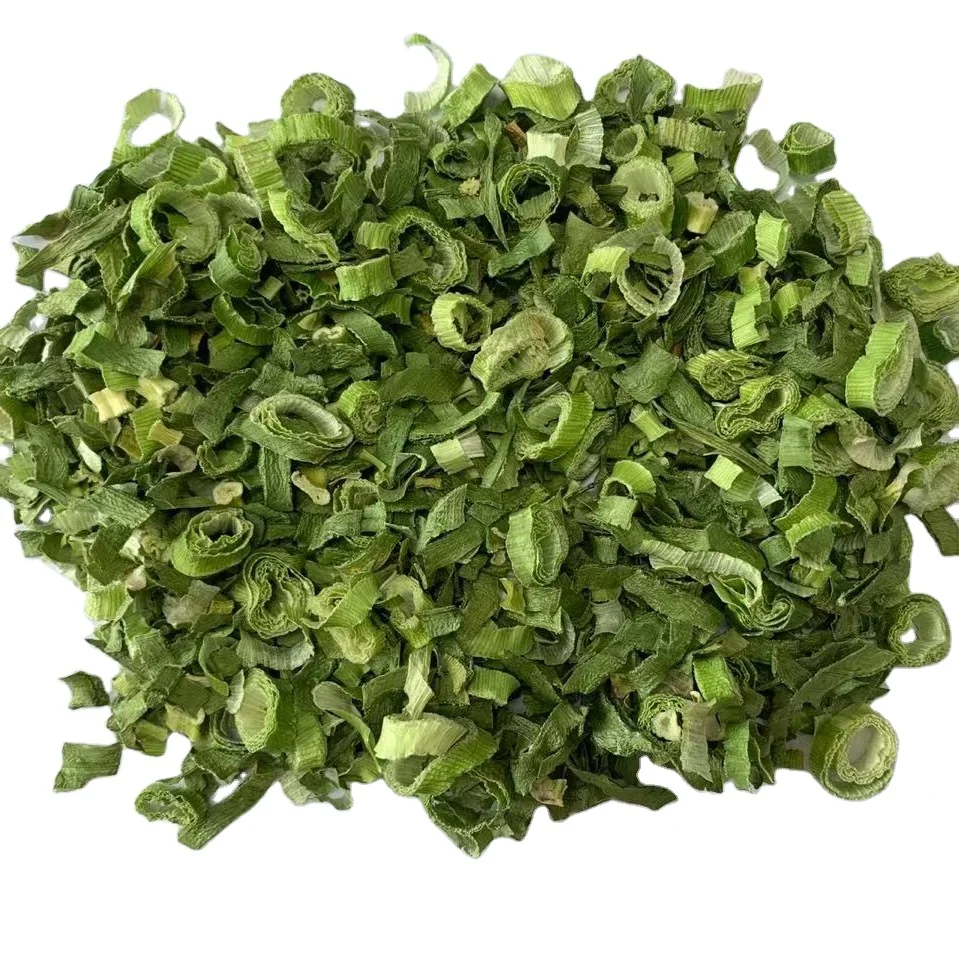 New Crop Air Dried Dehydrated Garlic Leaves Green Chive Green Leek Leaf