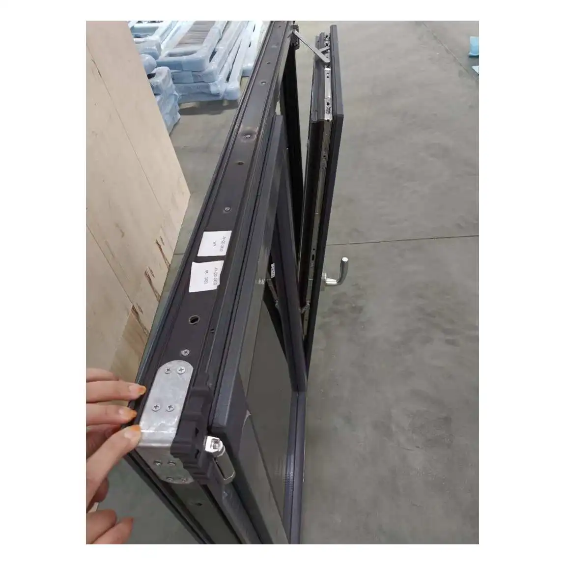 French Style Windows and Aluminum Balcony Swing Windows with Double Glazed Glass