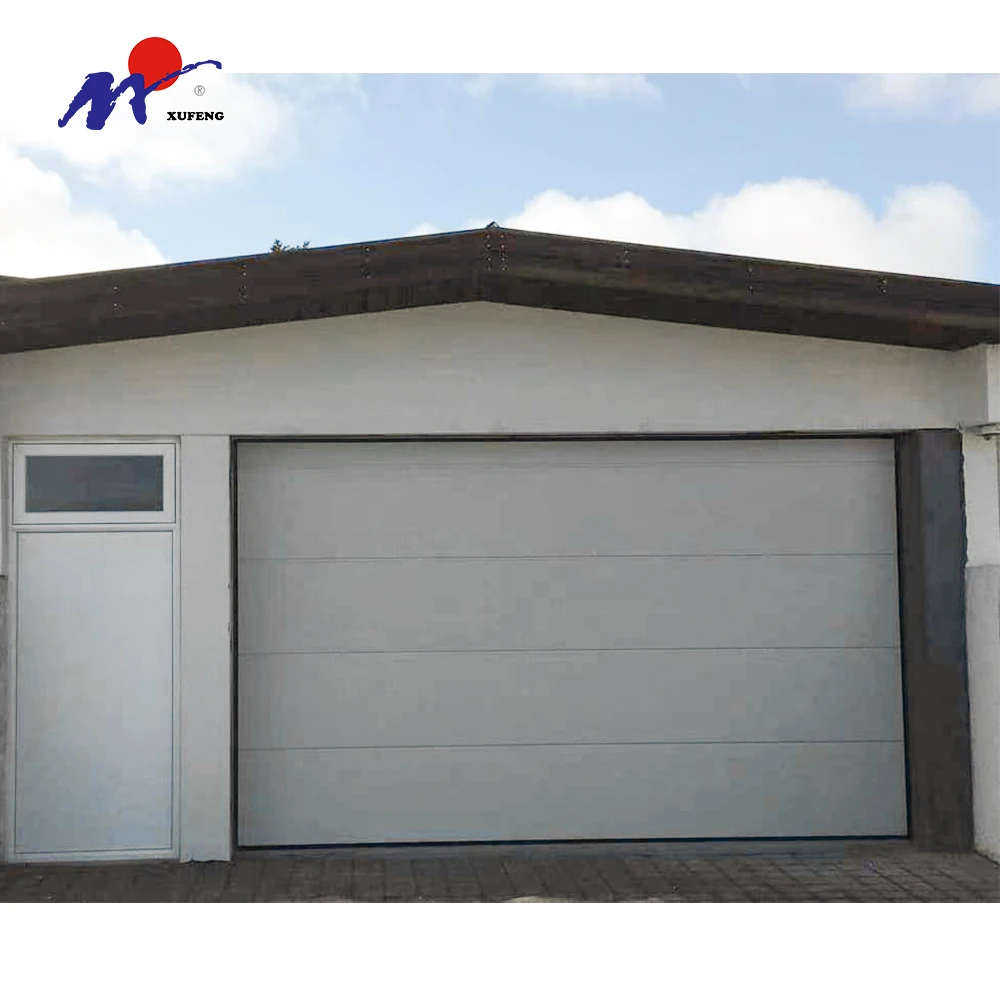 Fold Garage Gate Popular Pu Foam Security Galvanized Steel Single Garage Door for Home