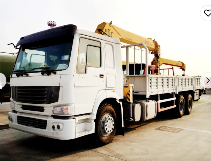 Free shipping Used 65.2ton 19m SQZ2600 large tonnage folding arm crane Eight-section telescopic arm with attachments for sale