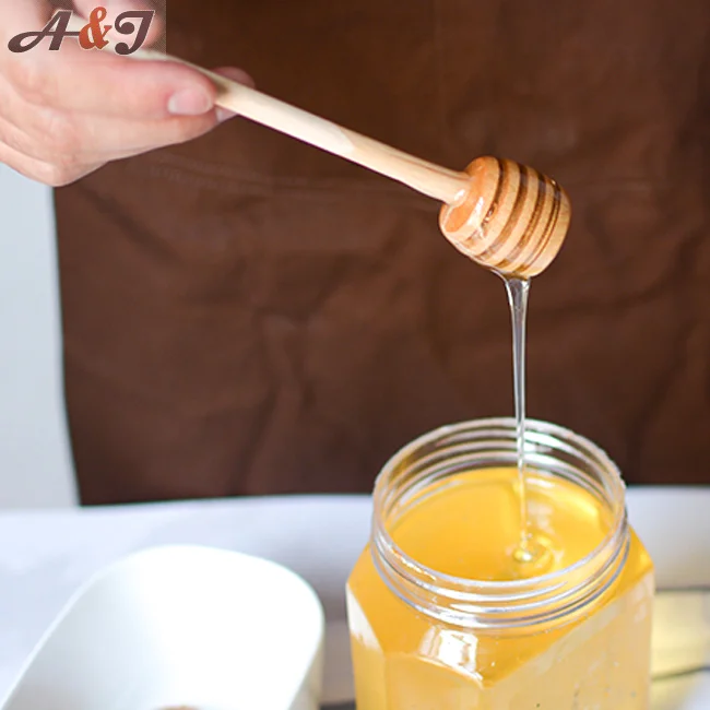 Factory directly sell wooden stirring stick for honey or jam