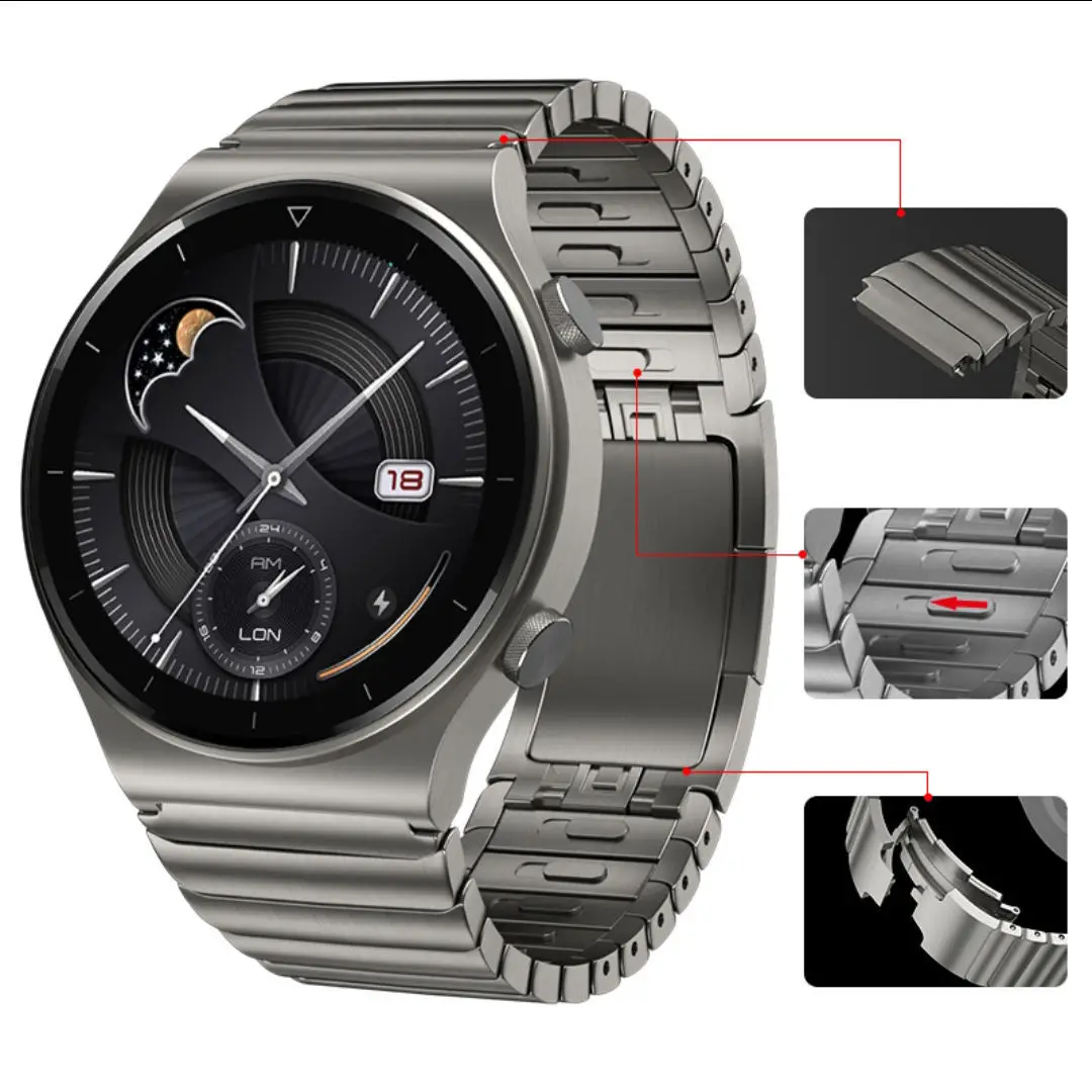 22mm Stainless Steel Replacement Strap Compatible with Samsung Galaxy Watch 46mm/Galaxy watch 3 45mm/Gear S3 Metal Band