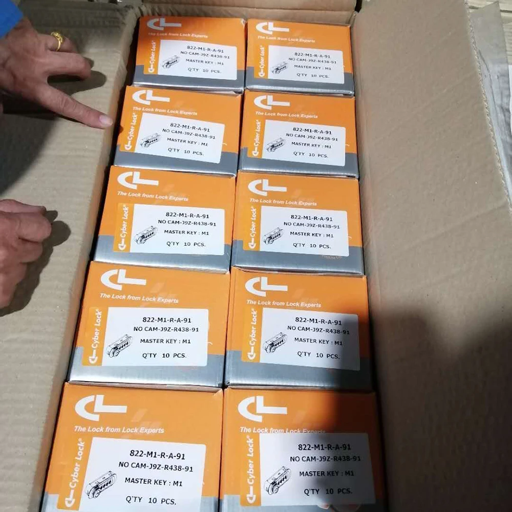 Mounted Central furniture cabinet master key pedestal lock