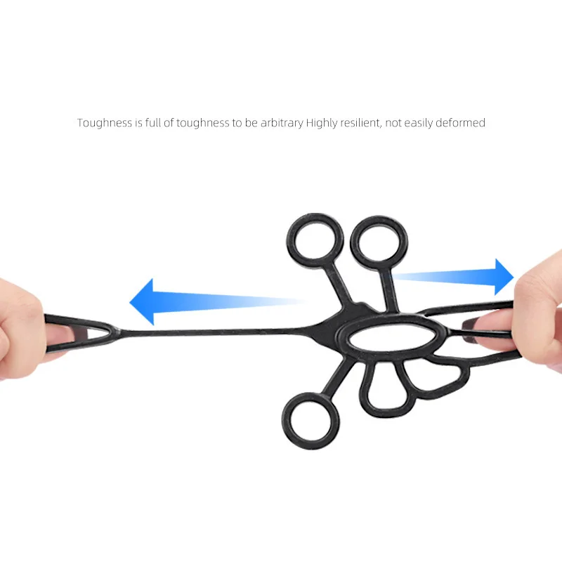 Five Finger Tensioner Silicone Stretcher Finger Grip Strength Trainer Finger Exercise Gripper