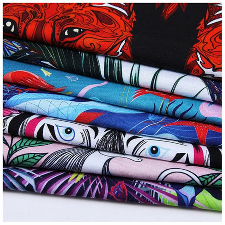 
New fashion 100% cotton muslim custom digital printing textile fabric 