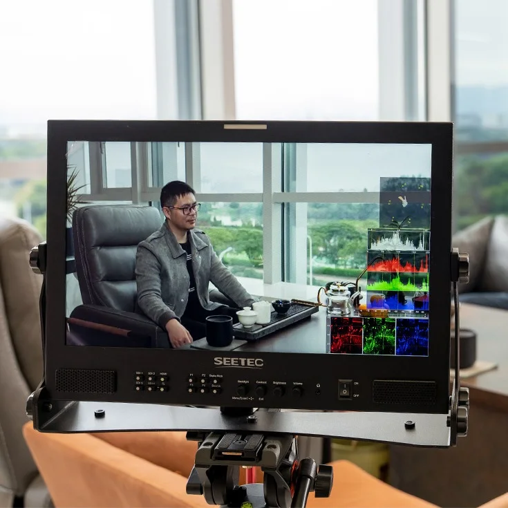 SEETEC ATEM173S 17.3 inch Multi-camera Broadcast Monitor 3G-SDI HDM Full HD 1920x1080 Desktop LCD Monitors