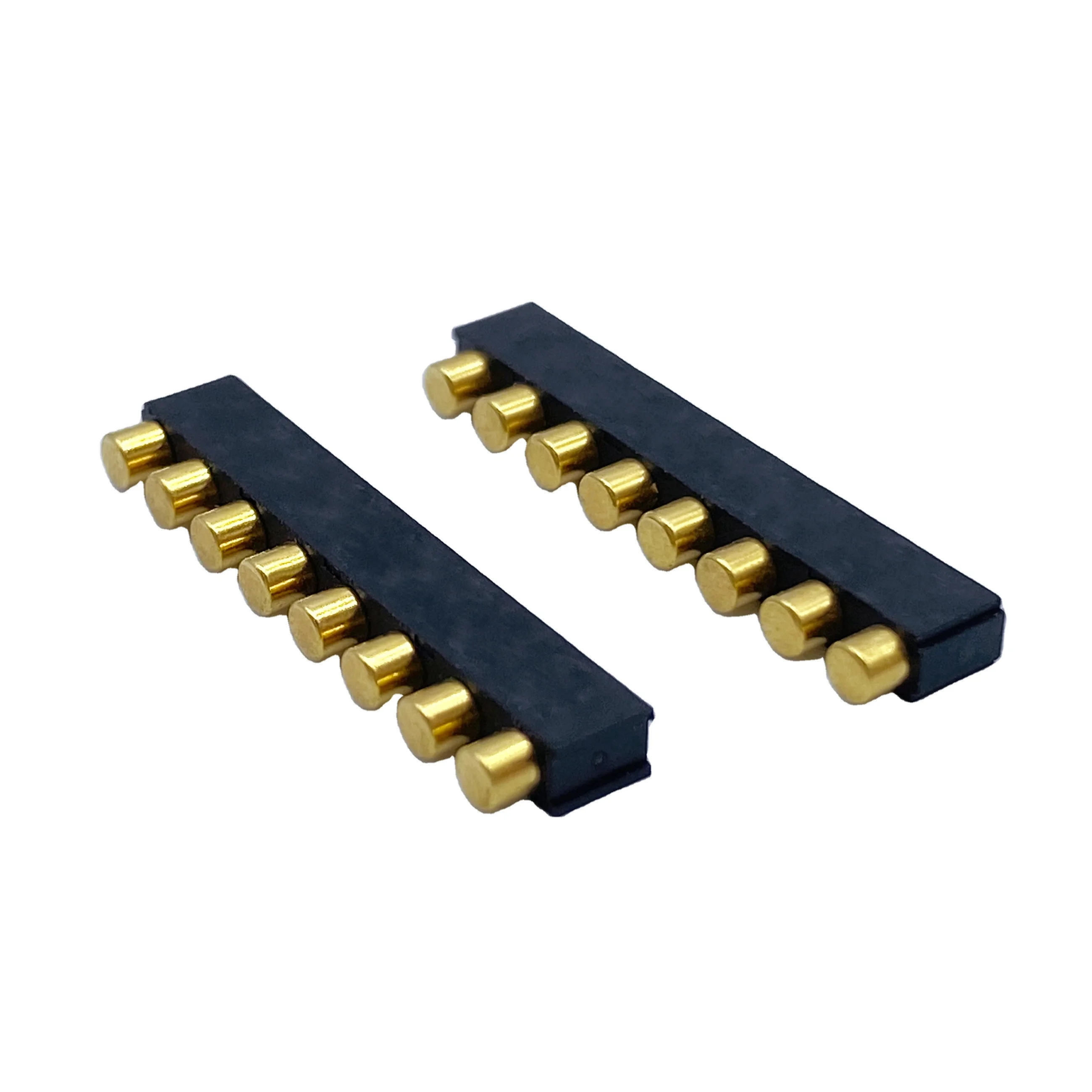 
Manufacturer Male and Female Socket Pogo Pin Connector 8pin 4mm Pitch Spring Loaded 10moq USB PCB Cable Battery Adaptor 