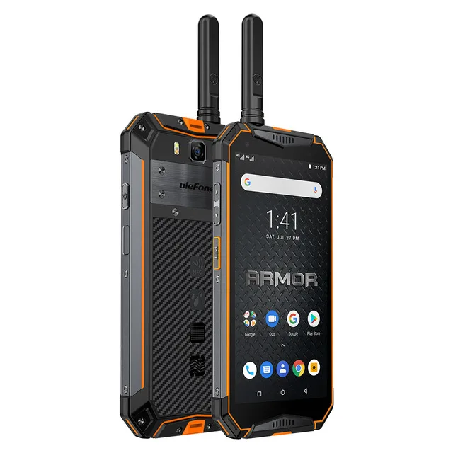 Ulefone Armor 3WT Walkie-Talkie Rugged Mobile Phone Android 9.0 6GB 64GB 10300mAh NFC 4G Global version Smartphone