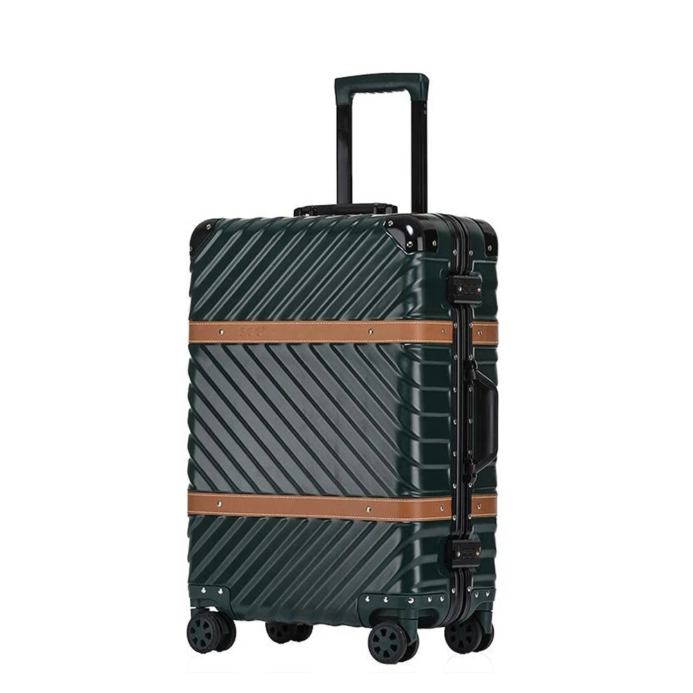 2019 Dongguan Jvr 3 suits Travel Pc Luggage Sets Suitcase Aluminum Frame Luggage