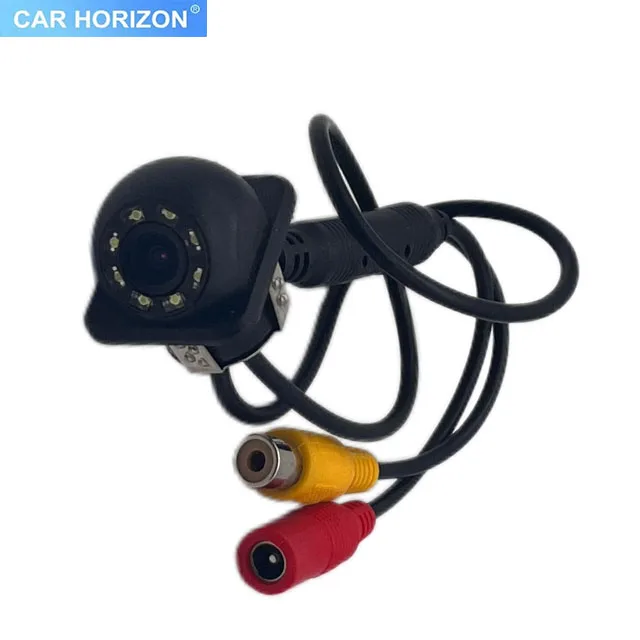 Car Parking Camera Rear View Night Vision IR/LED Backup Reverse CCD HD Waterproof Camera DC 12V IP 67 Car Horizom RCA + DC Plug