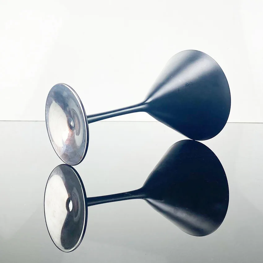 Elegant Black Gold Colored Cocktail 320ml Martini Glass Party Barware