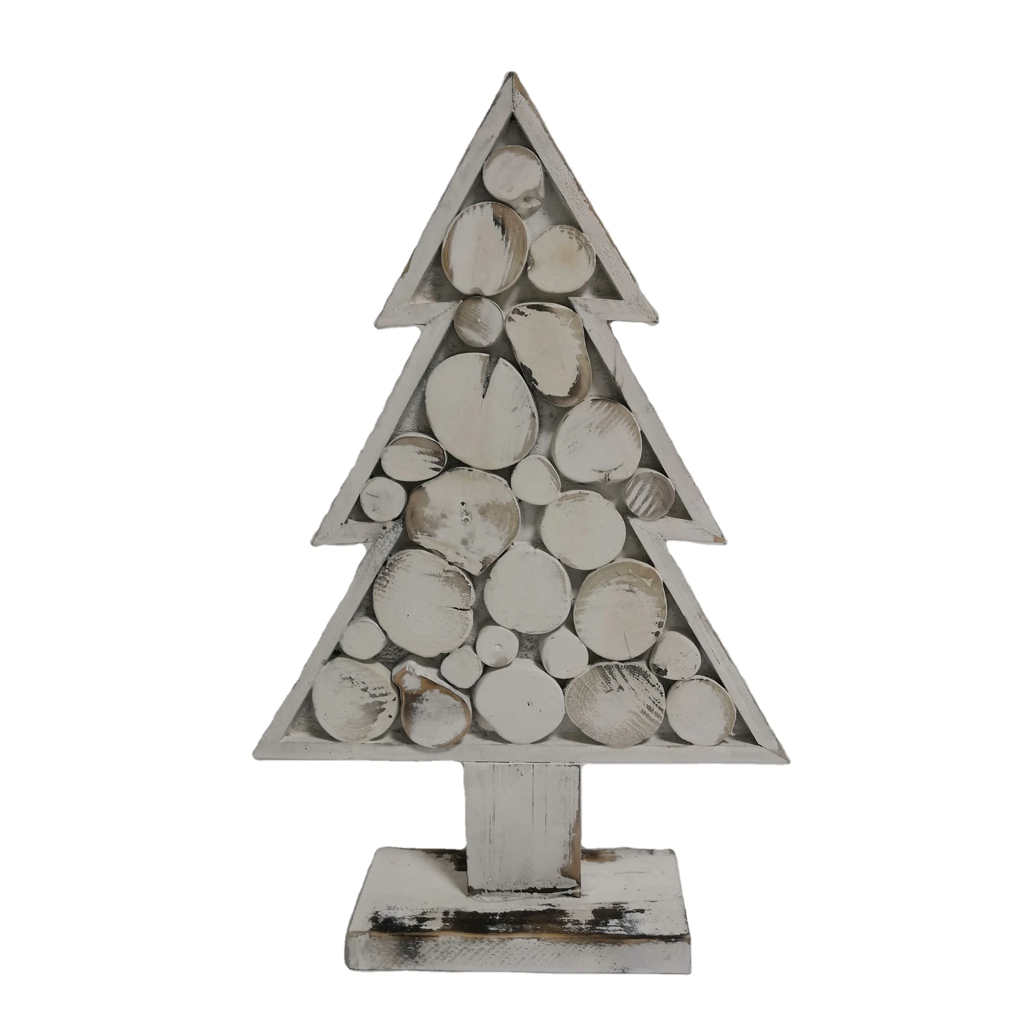 Wooden Christmas Tree Decoration 2021 Wholesale Christmas Tabletop Ornaments