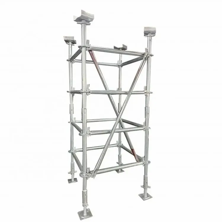 China cheap metal scaffolding 4 times reinforced scaffolding mini scaffolding
