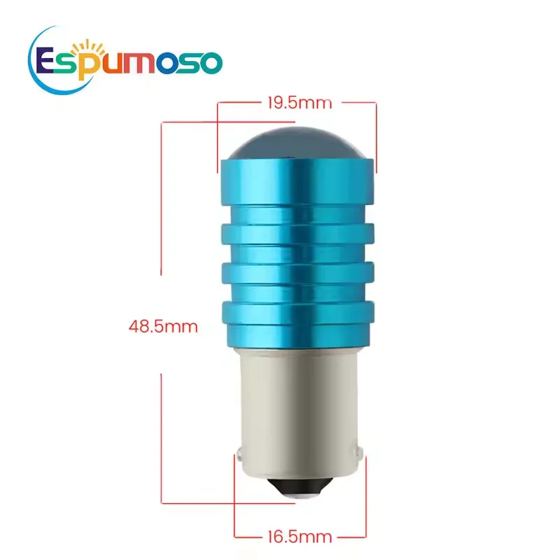 Espumoso Car Led Backup Reverse Lamp 1156 1157 Crees 7W Daytime Running Light Bulb Car-styling Light-emitting Diode Fog Lamp