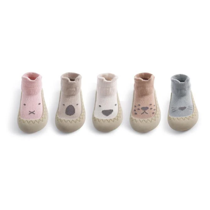 High Quality Rubber Soles Non Slip Newborn Toddler Shoes Soft Children Socks