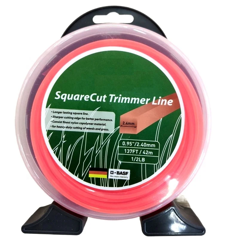 Мотокосу шнур для ручная газонокосилка работающая на 2 4 мм 1LB круглый машинки стрижки волос молокосос Snipper кусторез линия