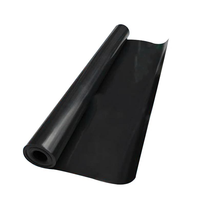 Black smooth 0.5mm-1.5mm Epdm rubber waterproof coil Basement works repair building waterproof membrane
