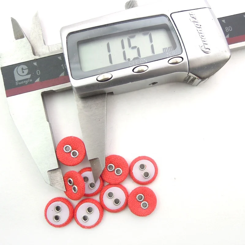 25mm pignose two holes eyelet buttons fabric covered eyelet buttons