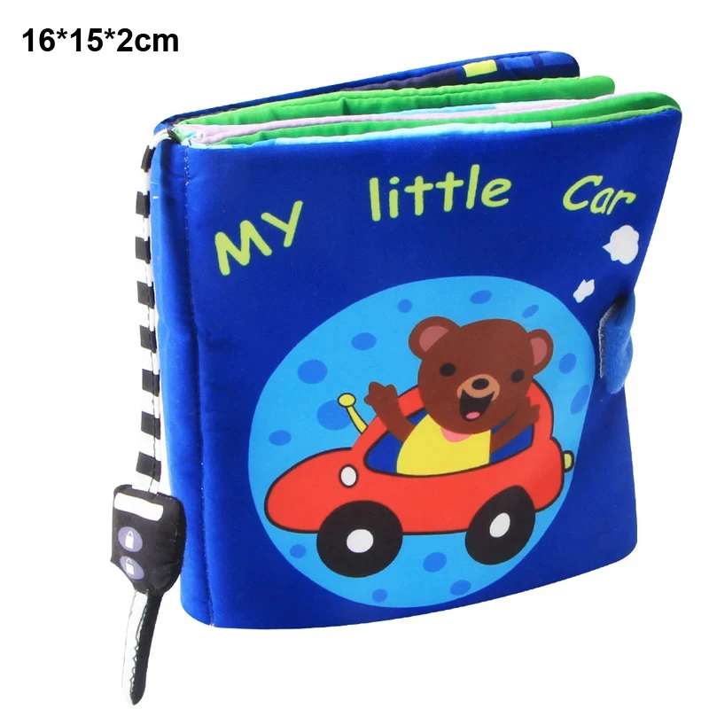 2024 New Soft 8 Pages Kids Learning Toy Baby Fabric Cloth Book Set Babies Book