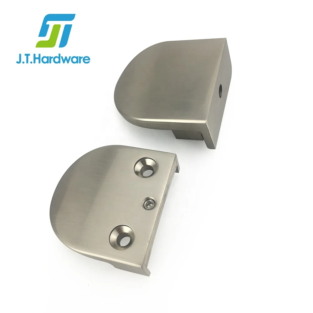 Balcony Precision Casting Zinc Alloy Or Stainless Steel Glass Clamp Bracket Holder Flat Glass Railing Clip